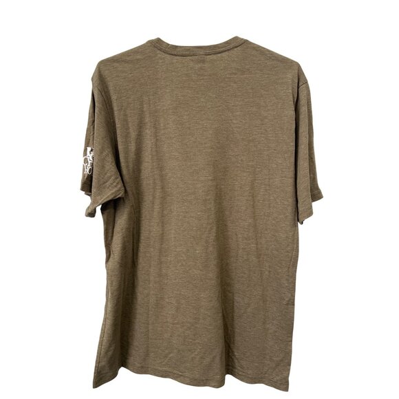 Next Level Apparel Montana Billings 406 Graphic Tee Size XL Bull Horns Tee Green - Picture 2 of 7